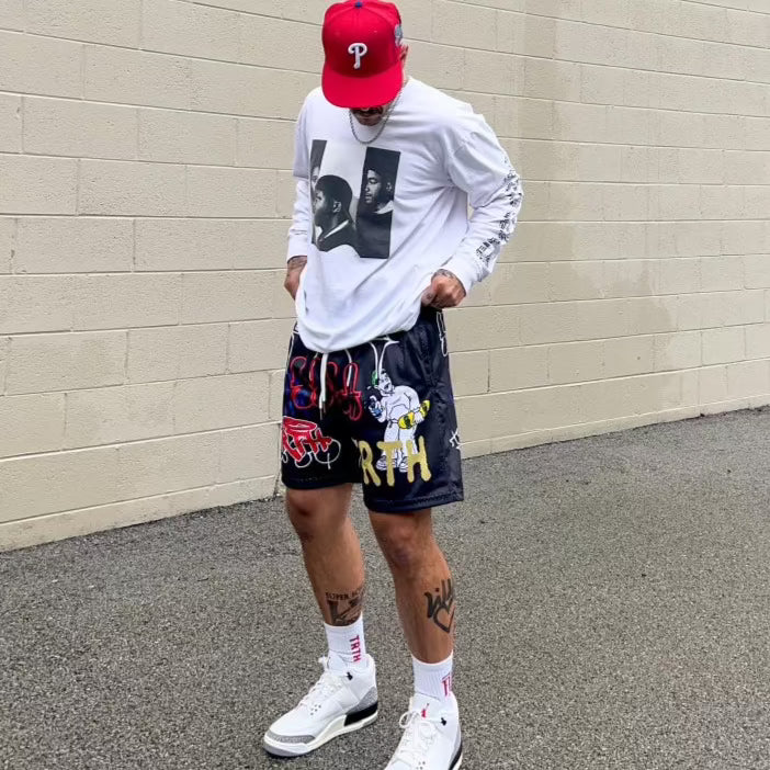 Graffiti - Mesh Shorts