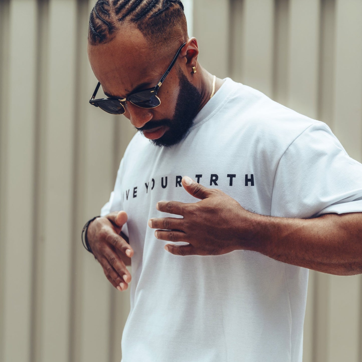 Bold Oversized Tee - White