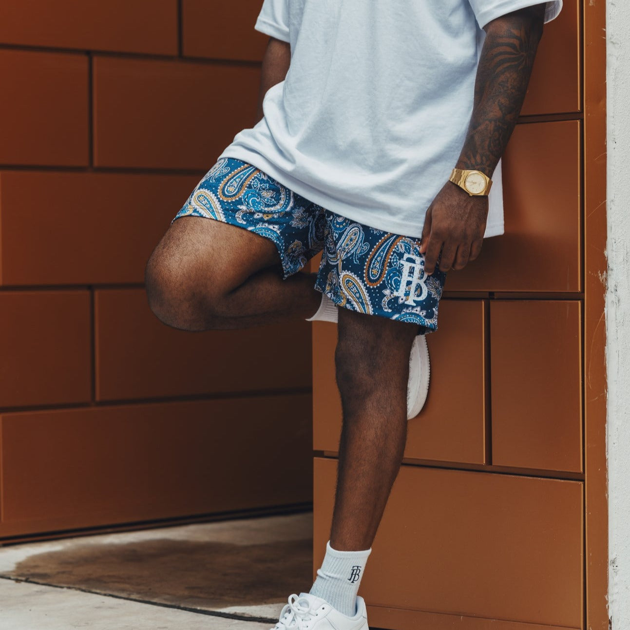 Icon Shorts - Deep Paisley