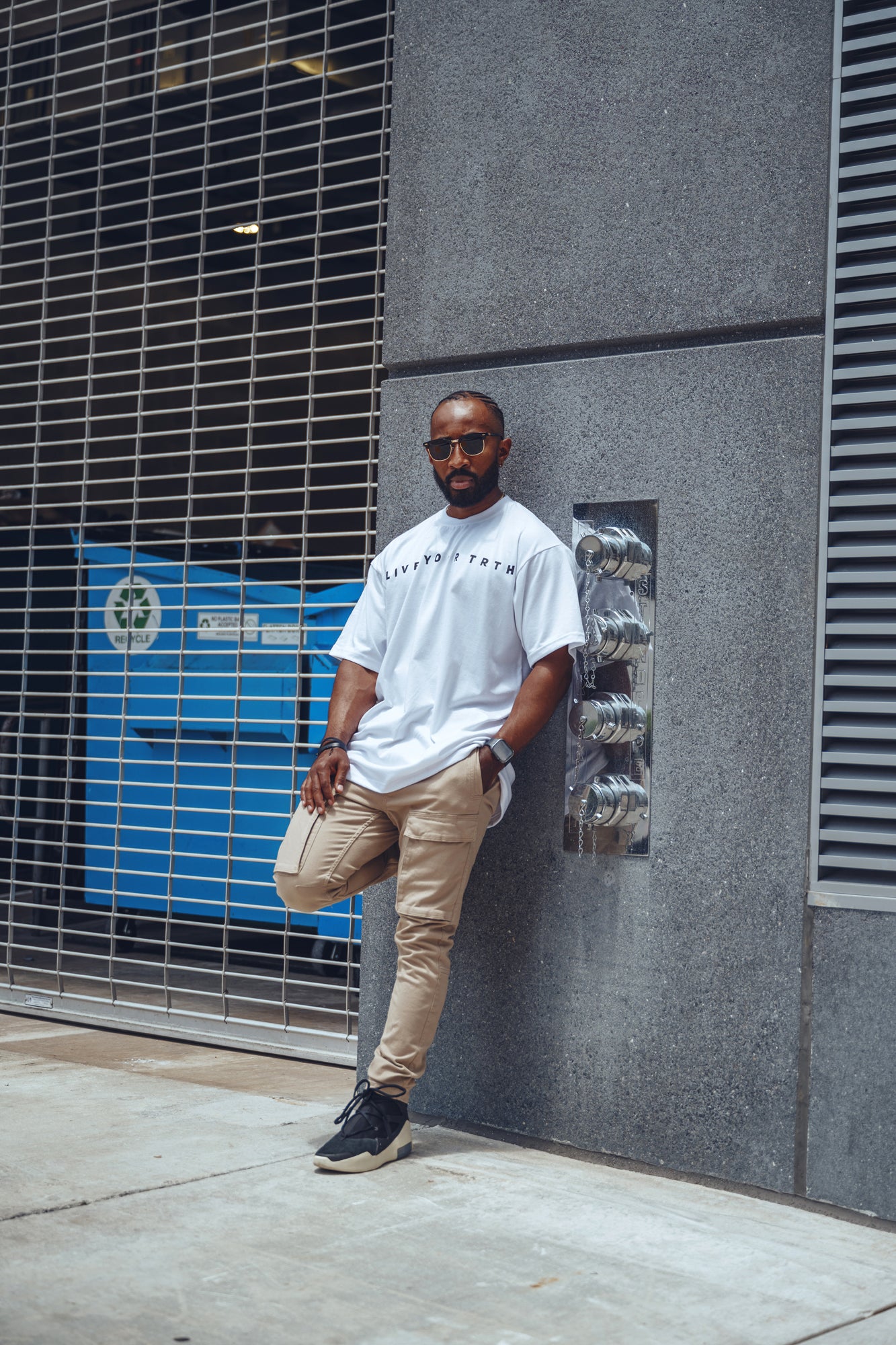 Bold Oversized Tee - White