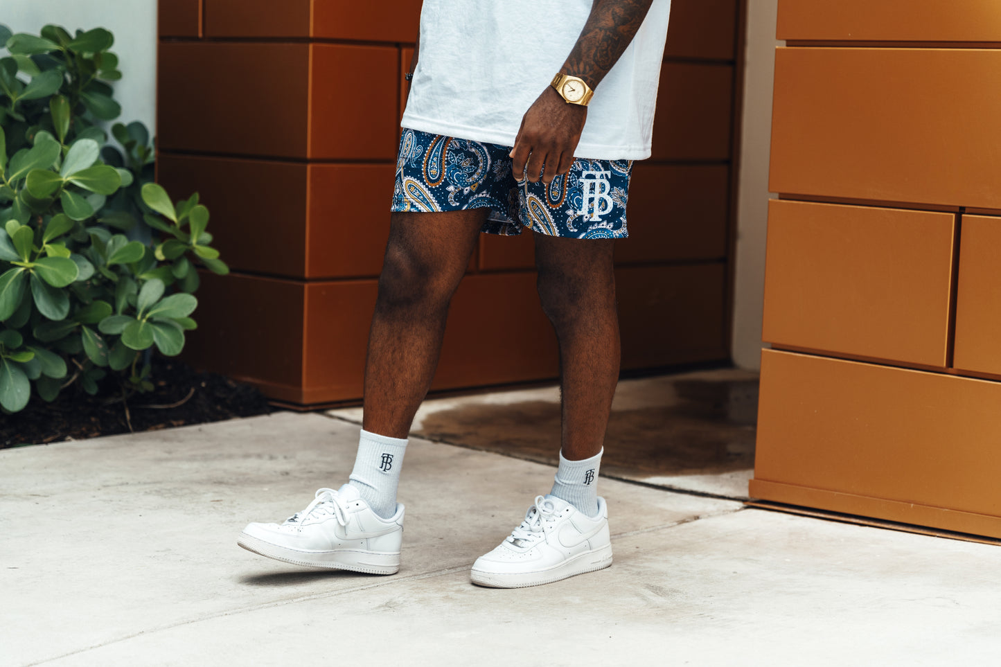 Icon Shorts - Deep Paisley
