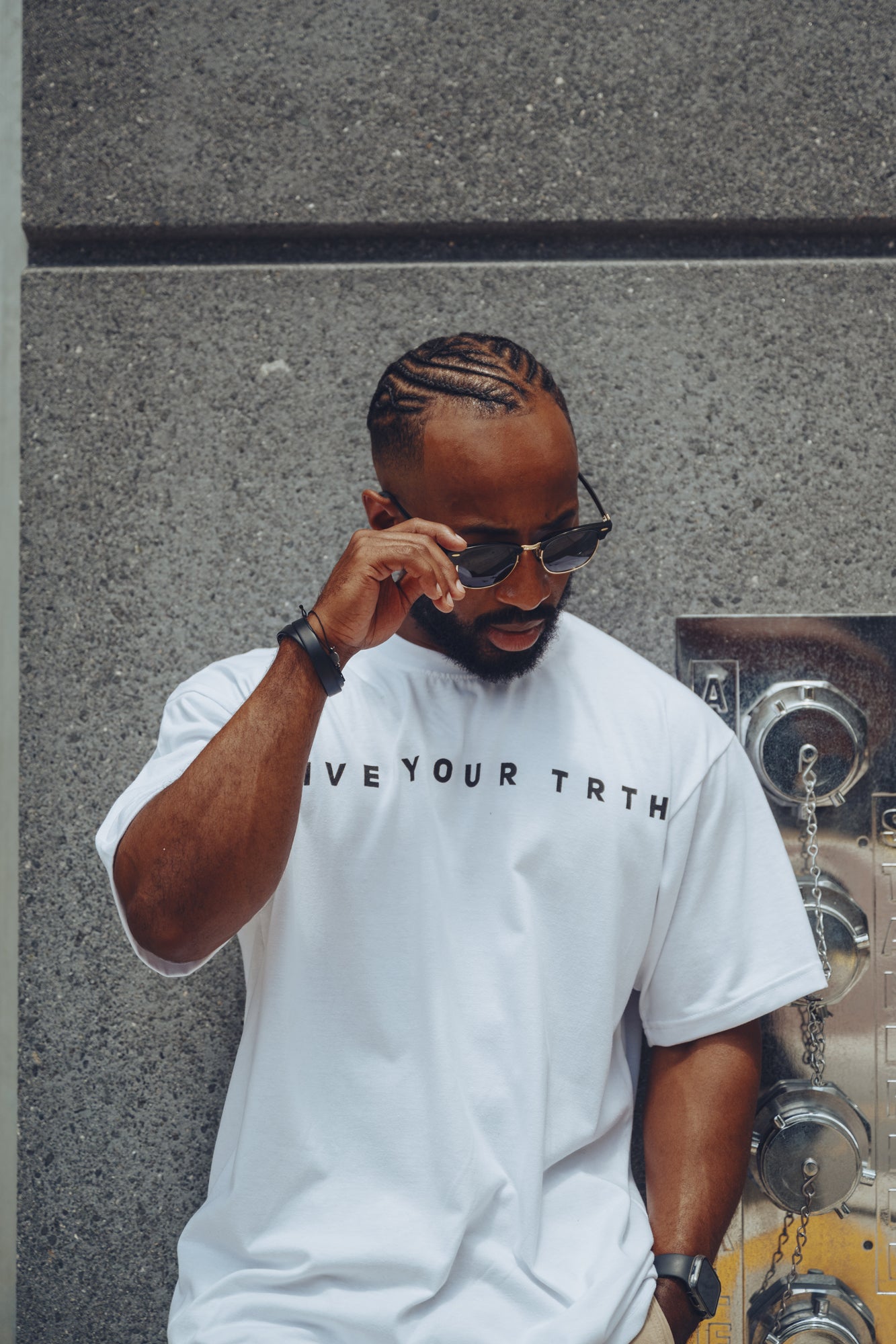 Bold Oversized Tee - White