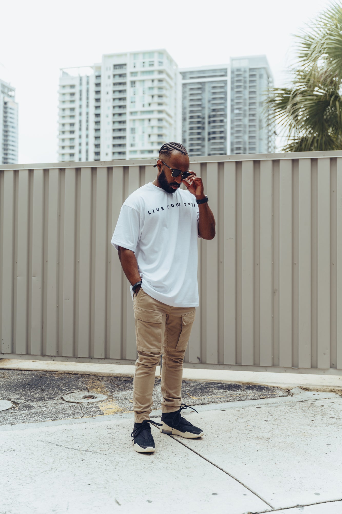 Bold Oversized Tee - White
