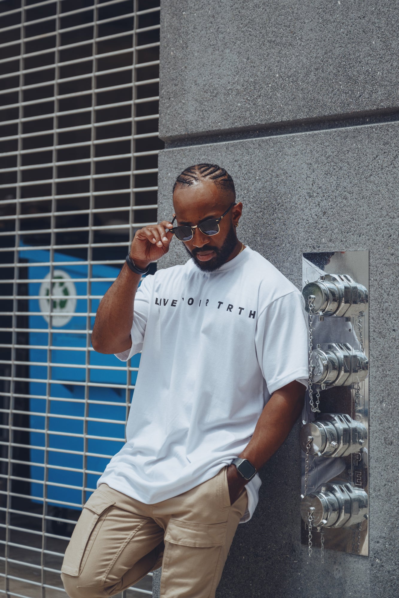 Bold Oversized Tee - White